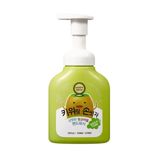 Мило для рук з екстрактом ківі Happy Bath Kiwi Bubble Hand Wash Yellow Green 250 мл - основне фото