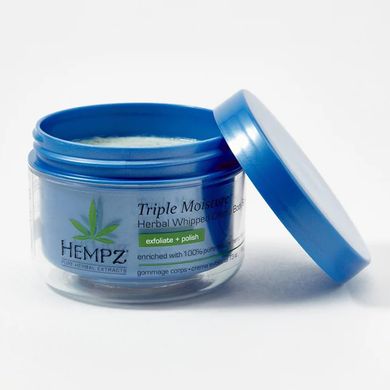 Цукровий скраб для тіла «Потрійне зволоження» HEMPZ Triple Moisture Herbal Body Scrub 176 г - основне фото