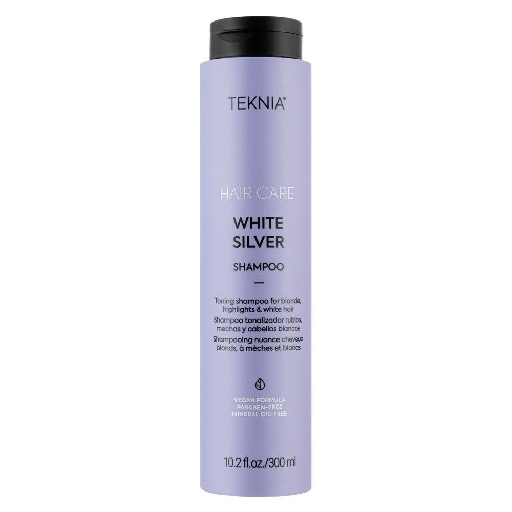 Тонувальний шампунь Lakme Teknia White Silver Shampoo 300 мл - основне фото