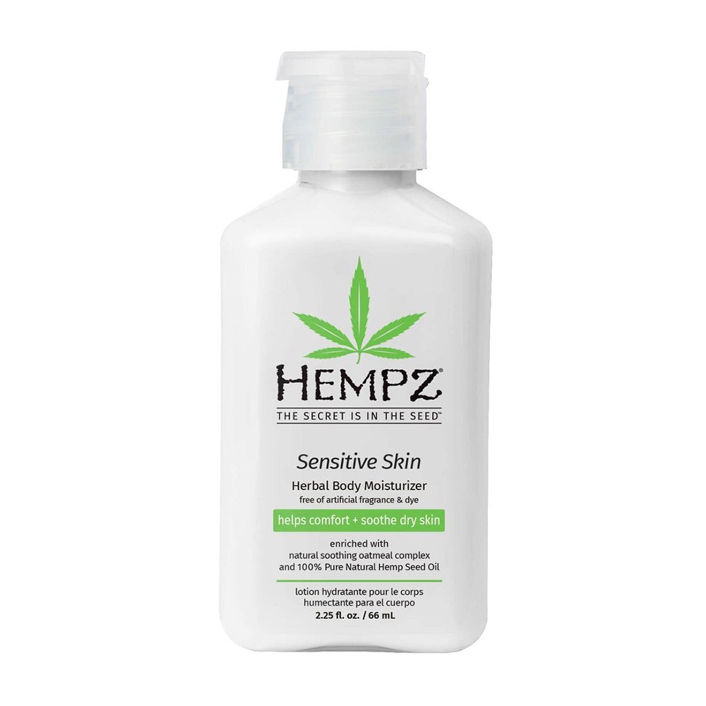 Зволожувальне молочко для чутливої шкіри HEMPZ Sensitive Skin Herbal Body Moisturizer 65 мл - основне фото