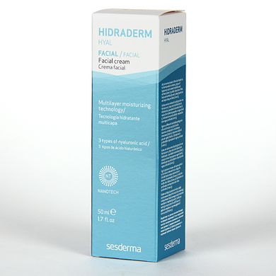 Зволожувальний крем для обличчя Sesderma Hidraderm Hyal Facial Cream 50 мл - основне фото