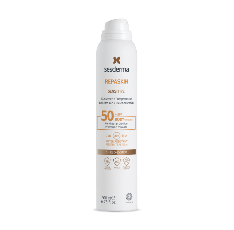 Сонцезахисний спрей Sesderma Repaskin Fotoprotector Sensitive Spray SPF 50+ 200 мл - основне фото