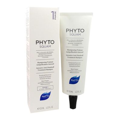 Інтенсивний шампунь проти лупи PHYTO Intensive Anti-Dandruff Treatment Shampoo 125 мл - основне фото