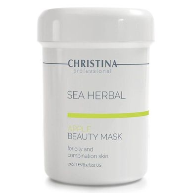 Яблучна маска краси для жирної та комбінованої шкіри Christina Sea Herbal Beauty Mask Green Apple 250 мл - основне фото