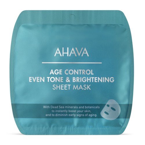 Освітлювальна омолоджувальна тканинна маска Ahava Age Control Even Tone & Brightening Sheet Mask 17 г - основне фото