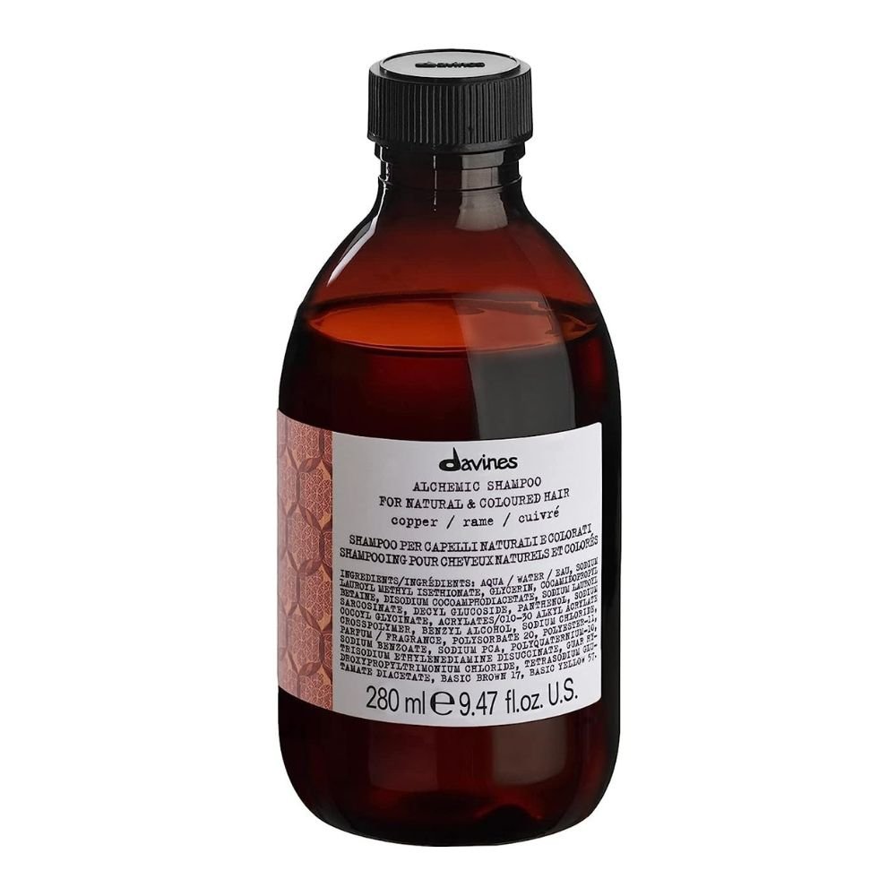 Мідний відтінковий шампунь для посилення кольору Davines Alchemic Shampoo For Copper And Cool Red Hair 280 мл - основне фото