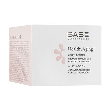 Мультифункціональний крем для зрілої шкіри 60+ BABE Laboratorios HealthyAging+ Multi Action Cream For Mature Skin 50 мл - основне фото