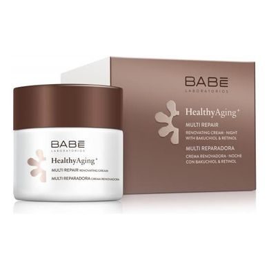 Ночной мультивосстанавливающий крем BABE Laboratorios HealthyAging+ Multi Repair Renovating Cream 50 мл - основное фото