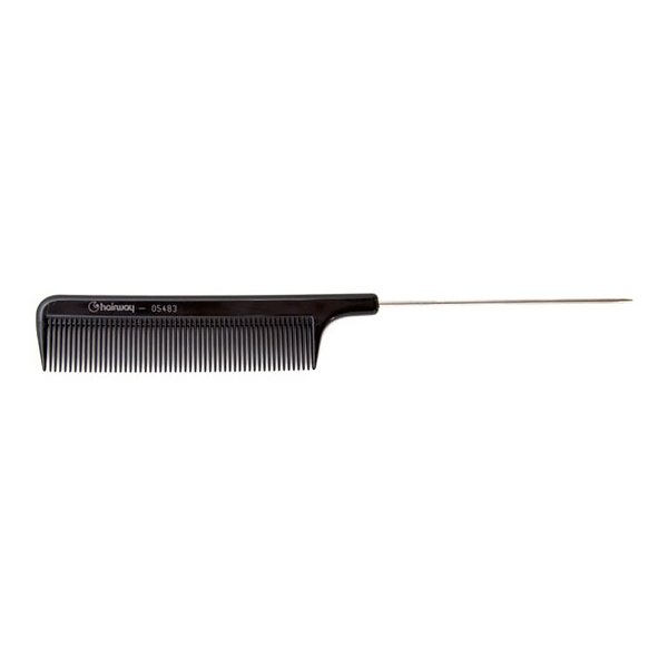 Чёрный гребень-шпикуль для волос Hairway Haircomb Excellence 05483 - основное фото