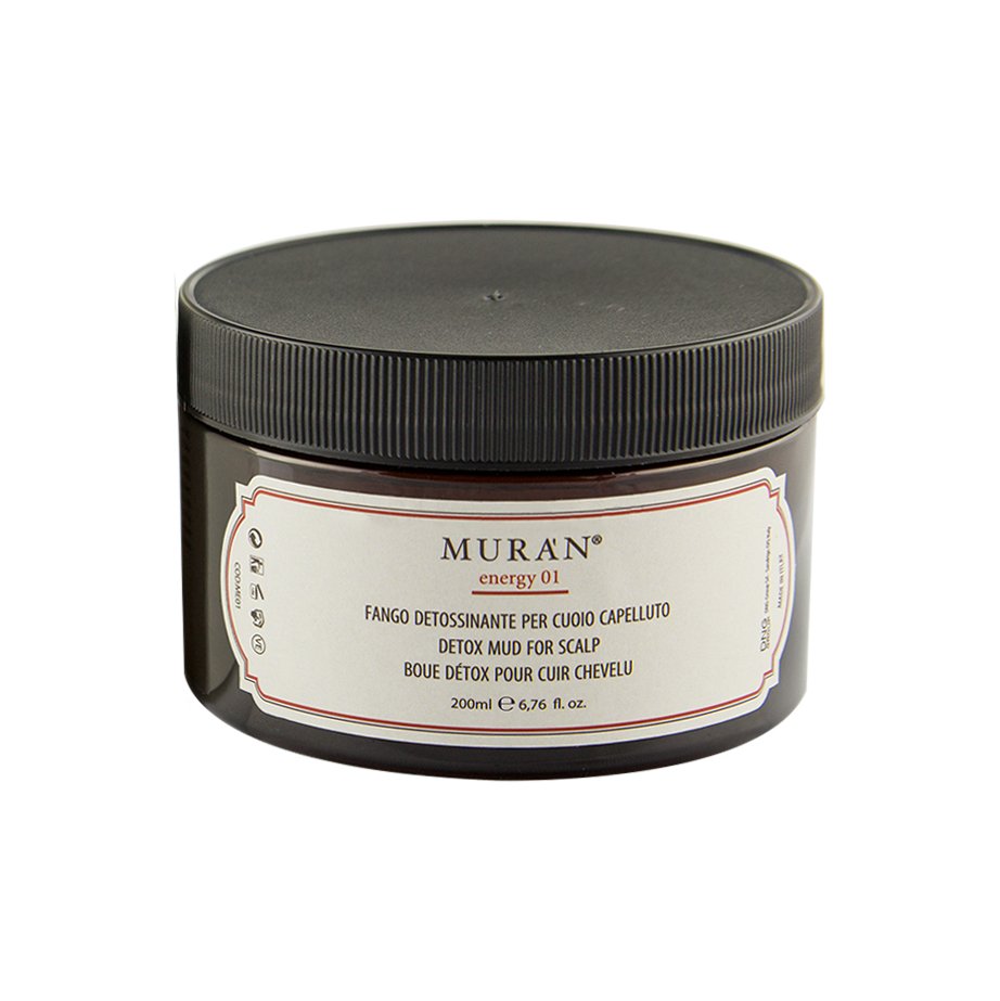 Детоксикувальна маска для шкіри голови Muran Energy 01 Detox Mud for Scalp 200 мл - основне фото