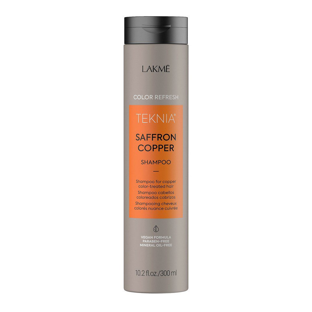 Шампунь для оновлення кольору мідних відтінків волосся Lakme Teknia Color Refresh Saffron Copper Shampoo 300 мл - основне фото