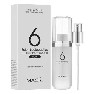 Олія для гладкості та блиску волосся Masil 6 Salon Lactobacillus Hair Perfume Oil (Light) 66 мл - основне фото