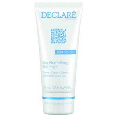 Нормалізувальний крем для комбінованої та жирної шкіри DECLARE Pure Balance Skin Normalizing Treatment Cream 50 мл - основне фото