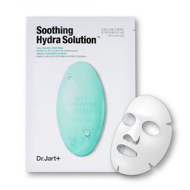 Заспокійлива маска з екстрактом алое Dr. Jart+ Dermask Soothing Hydra Solution 30 мл - основне фото