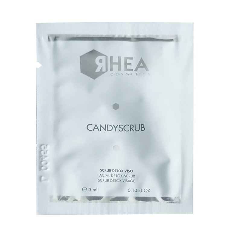 Детокс-скраб для обличчя Rhea Cosmetics Candy Scrub Facial Detox Scrub 3 мл - основне фото