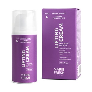 Ночной лифтинг-крем для жирной и комбинированной кожи Marie Fresh Cosmetics Lifting Night Cream For Oily And Combination Skin 30 мл - основное фото