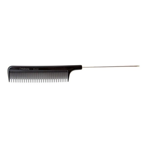 Чорний гребінь-шпикуль для волосся Hairway Haircomb Excellence 05492 - основне фото