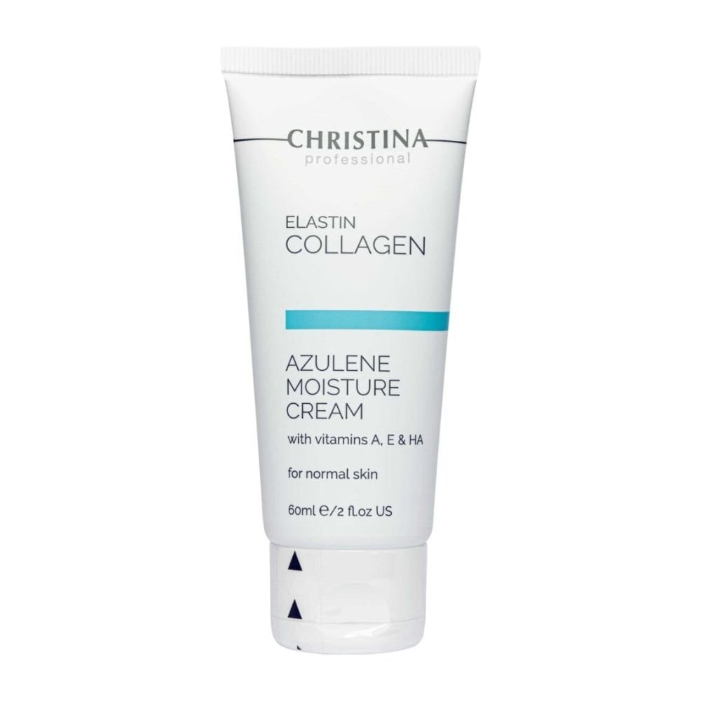 Зволожувальний крем для нормальної шкіри «Еластін, колаген, азулен» Christina Elastin Collagen Azulene Moisture Cream 60 мл - основне фото