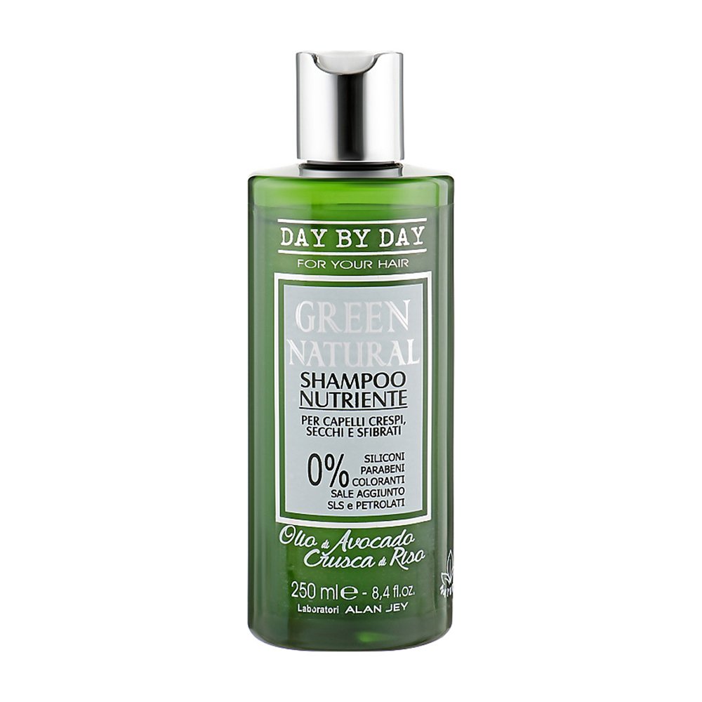 Поживний шампунь для кучерявого сухого та пошкодженого волосся Alan Jey Green Natural Shampoo 250 мл - основне фото