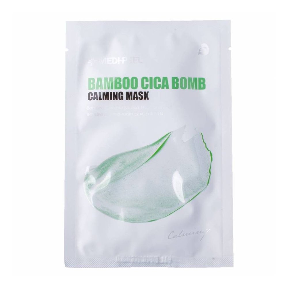 Заспокійлива тканинна маска з центелою та бамбуком MEDI-PEEL Bamboo Cica Bomb Calming Mask 25 мл - основне фото