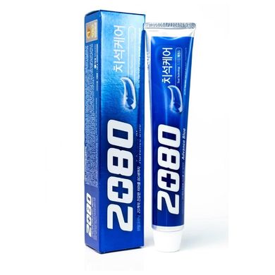 Відбілювальна зубна паста з екстрактом кори дуба Aekyung 2080 Advance Blue Toothpaste Scrub Essence 120 мл - основне фото