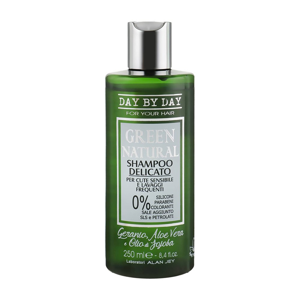 Шампунь для чувствительной кожи головы Alan Jey Green Natural Delicate Shampoo 250 мл - основное фото