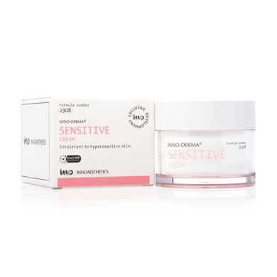 Легкий зволожувальний крем для гіперчутливої ​​шкіри INNOAESTHETICS INNO-DERMA Sensitive Cream 50 г - основне фото