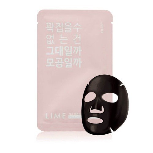 Тканинна маска для звуження пор LIME Pink Recovery Mask Pore Solution 25 мл - основне фото