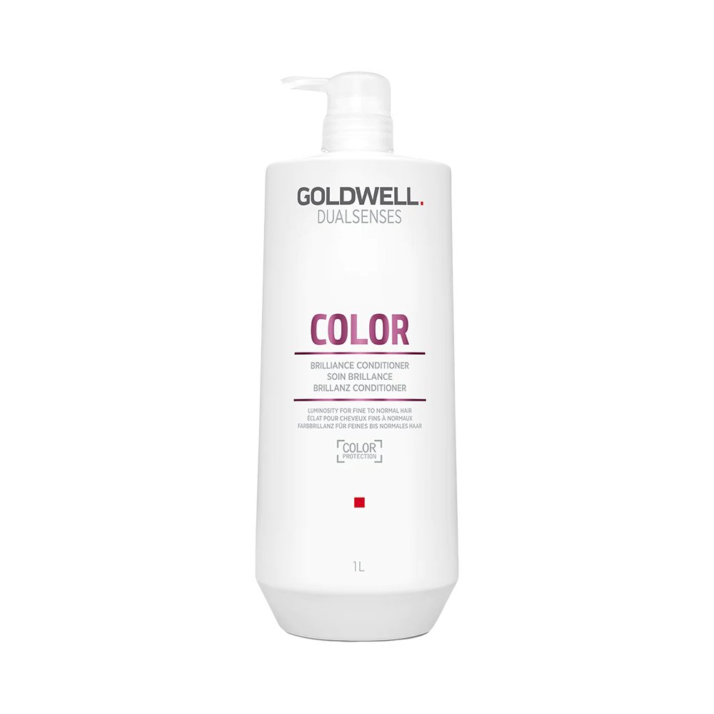 Бальзам для збереження кольору тонкого волосся Goldwell Dualsenses Color Brilliance Conditioner 1000 мл - основне фото