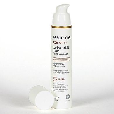 Емульсія для сяяння шкіри Sesderma Azelac Ru Luminous Fluid Cream SPF 50 50 мл - основне фото