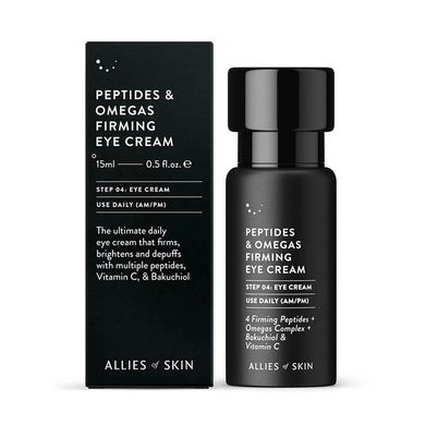 Зміцнювальний крем для шкіри навколо очей з пептидами та омега-комплексом Allies of Skin Peptides & Omegas Firming Eye Cream 15 мл - основне фото