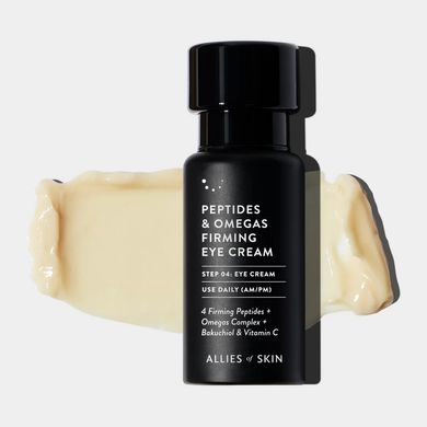 Укрепляющий крем для кожи вокруг глаз с пептидами и омега-комплексом Allies of Skin Peptides & Omegas Firming Eye Cream 15 мл - основное фото