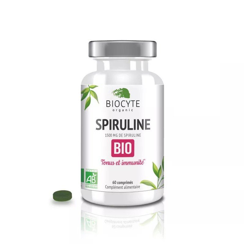 Харчова добавка Biocyte Spirulina Bio 60 шт - основне фото