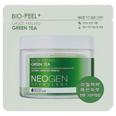 Пілінг-диски з екстрактом зеленого чаю NEOGEN DERMALOGY Bio-Peel Gauze Peeling Green Tea 8 шт - основне фото