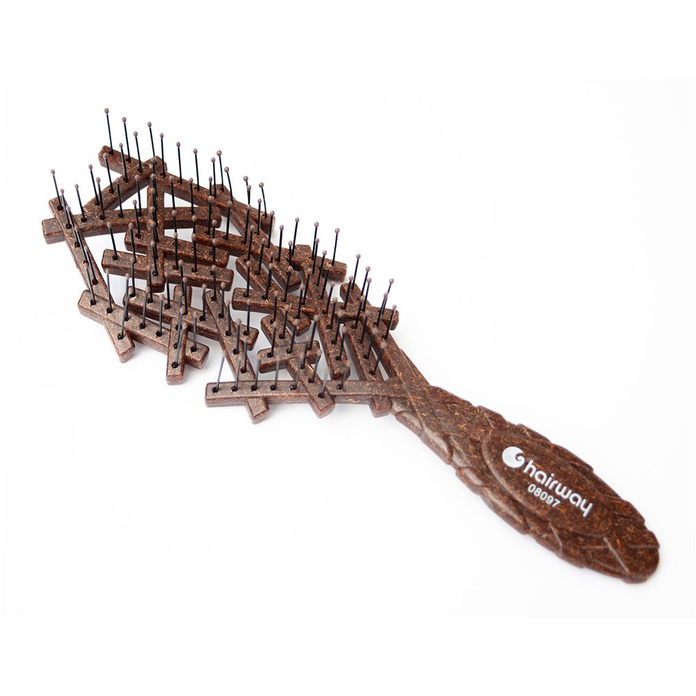 Кокосовая массажная щётка Hairway Wellness Brush Organica 08097 225 мм - основное фото