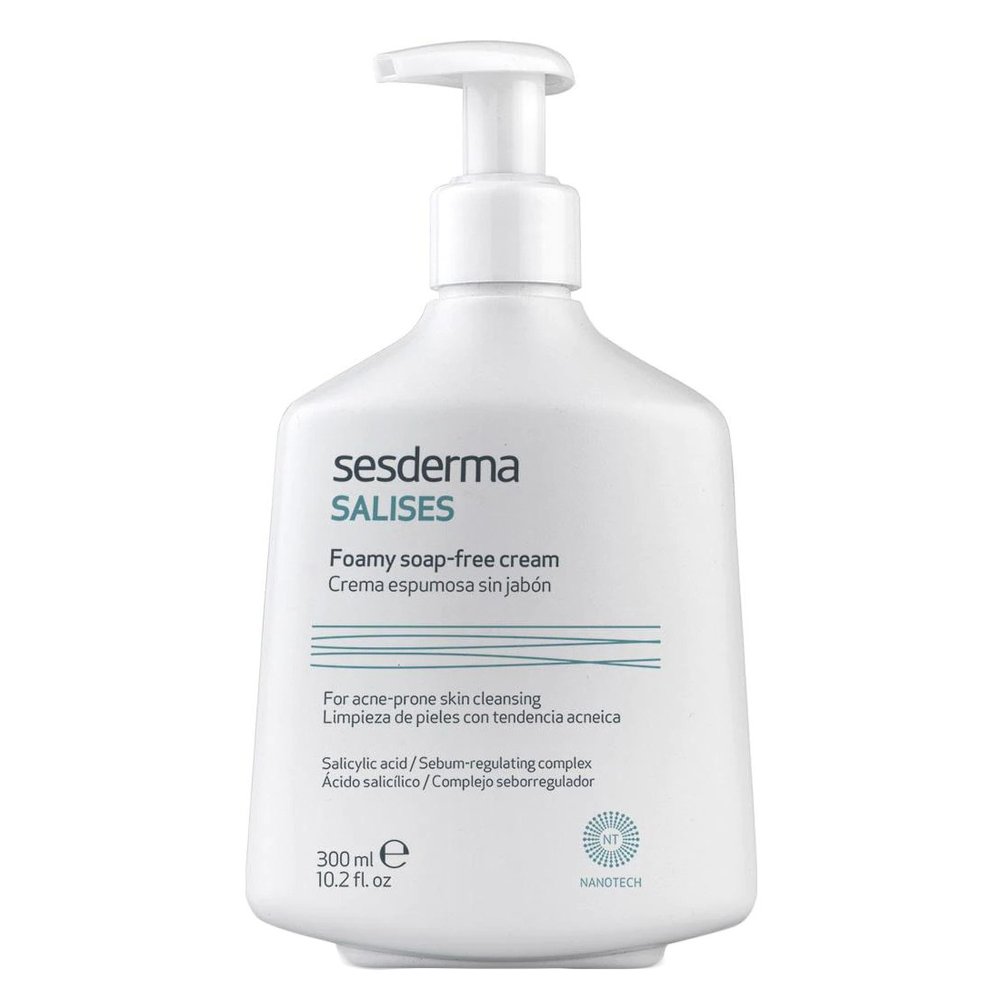 Пінистий крем для вмивання Sesderma Salises Foamy Soap-Free Cream 300 мл - основне фото