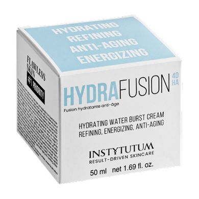 Гель-крем із 4 видами гіалуронової кислоти INSTYTUTUM HydraFusion 4D Hydrating Water Burst Cream 50 мл - основне фото