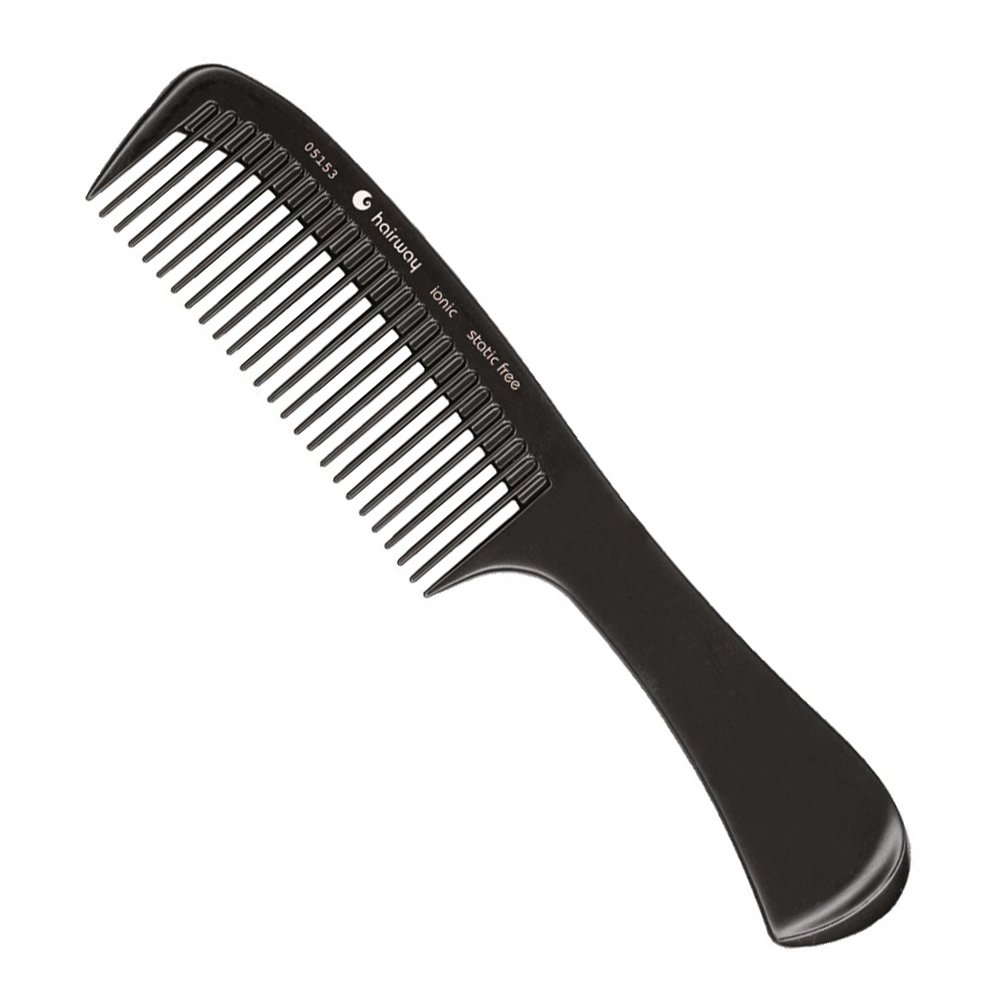 Чёрный ионный антистатичный гребешок Hairway Haircomb Ionic 05153 220 мм - основное фото