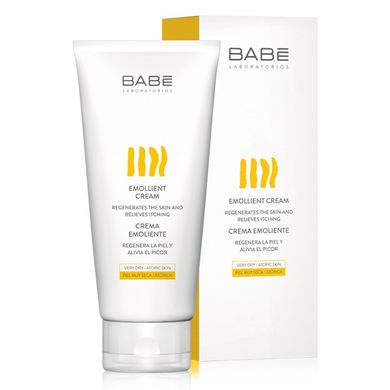 Увлажняющий крем-эмолент для сухой кожи тела BABE Laboratorios Emollient Cream 200 мл - основное фото