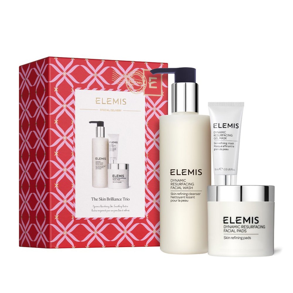 Подарунковий набір для шліфування та сяйва шкіри ELEMIS The Skin Brilliance Trio Dynamic Resurfacing Skin Smoothing Routine - основне фото