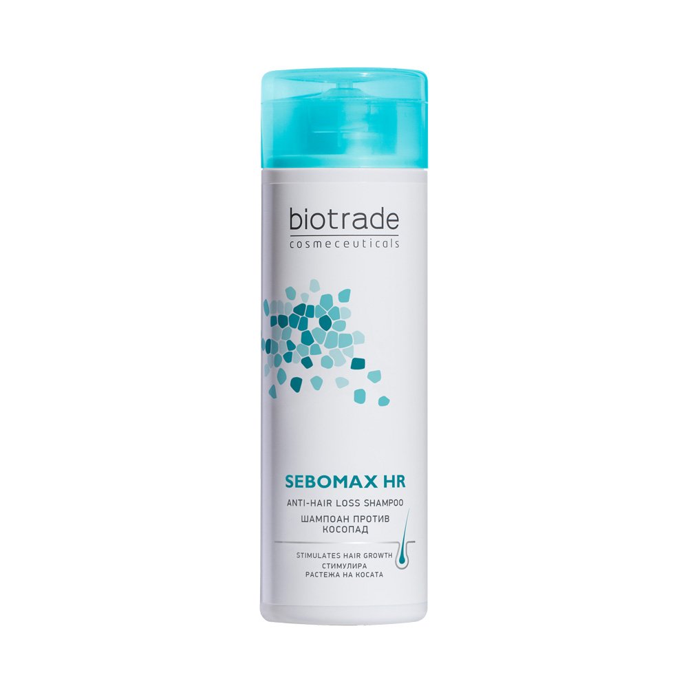 Шампунь проти випадання волосся Biotrade Sebomax HR Anti Hair Loss Shampoo 200 мл - основне фото