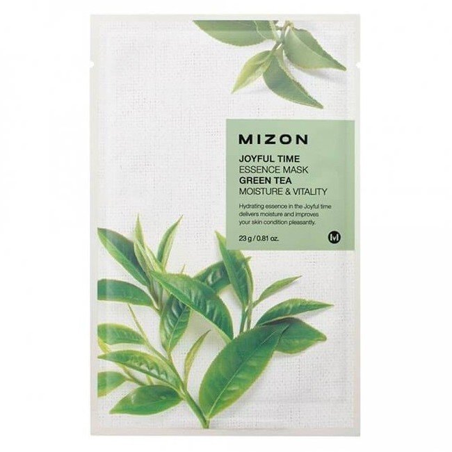 Тонизирующая маска с экстрактом зелёного чая MIZON Joyful Time Essence Mask Green Tea Moisture & Vitality 23 мл - основное фото