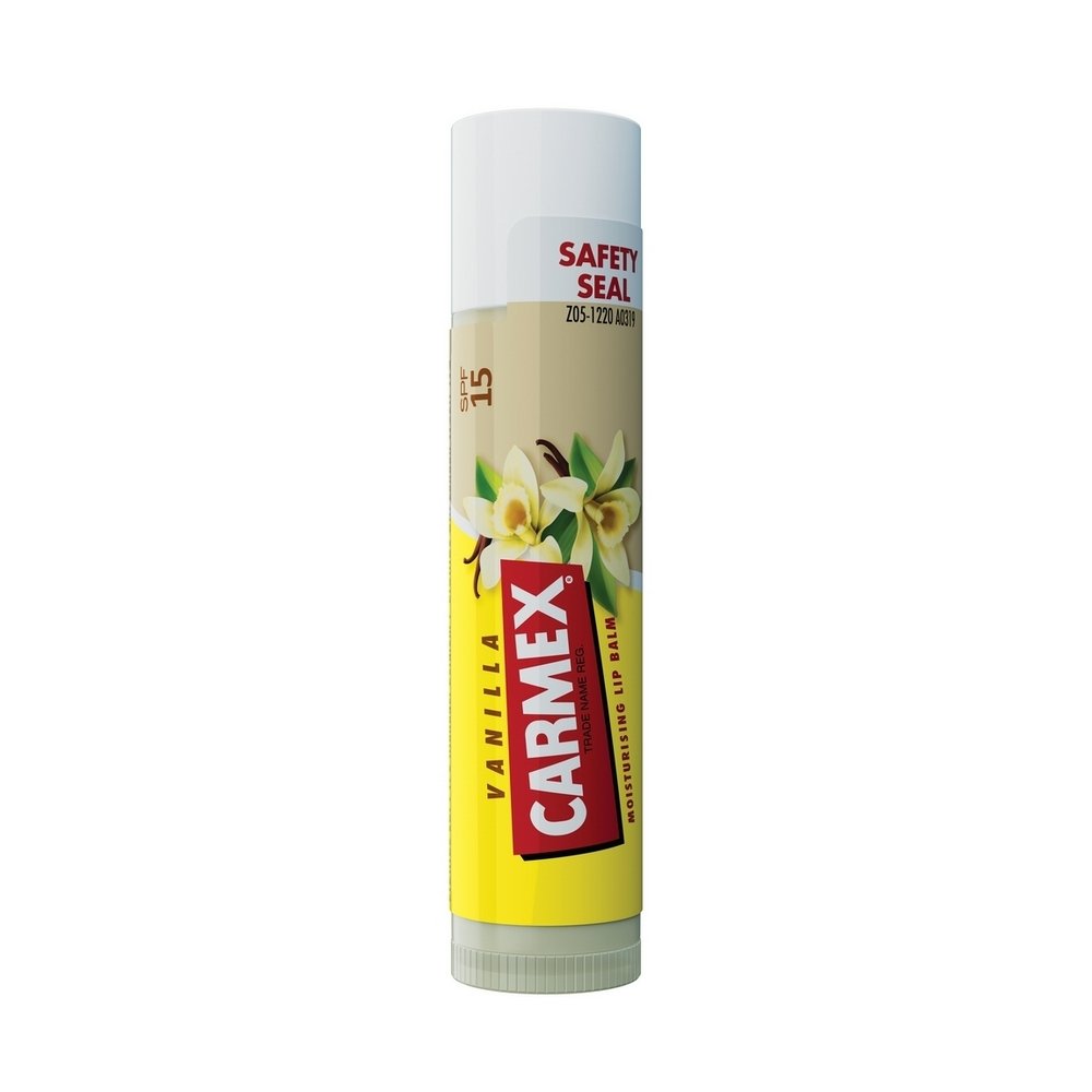 Бальзам для губ зі смаком ванілі Carmex Premium Stick Vanilla SPF 15 Blister Pack стік 4,25 г - основне фото