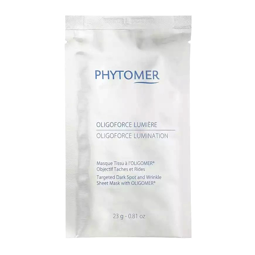 Відновлювальна освітлювальна тканинна маска проти зморшок і темних плям Phytomer Oligoforce Lumination Targeted Dark Spot and Wrinkle Sheet Mask with Oligomer 1 шт - основне фото