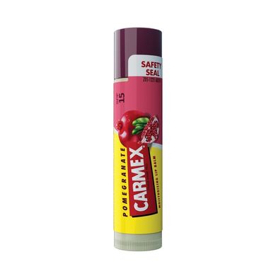 Бальзам для губ со вкусом граната Carmex Premium Stick Pomegranate SPF 15 Blister Pack стик 4,25 г - основное фото