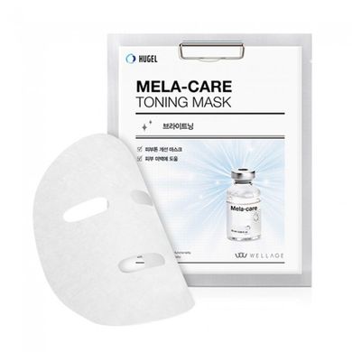 Тканевая маска с осветляющим эффектом WELLAGE Mela-Care Toning Mask - основное фото