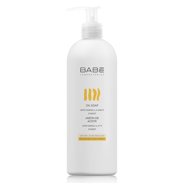 Мило на основі олій для сухої та атопічної шкіри BABE Laboratorios Body Oil Soap 500 мл - основне фото