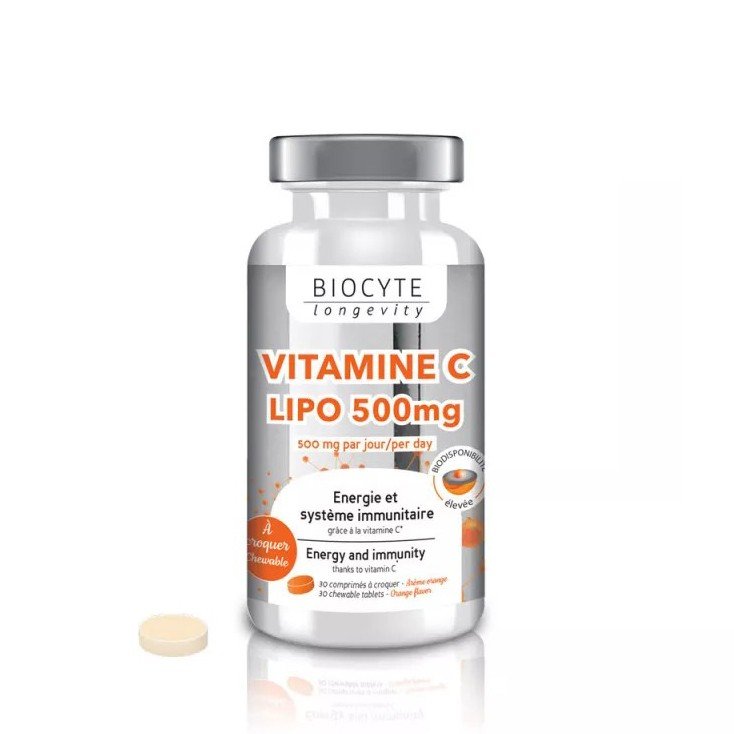 Харчова добавка Biocyte Vitamin C Lipo 500mg 30 шт - основне фото